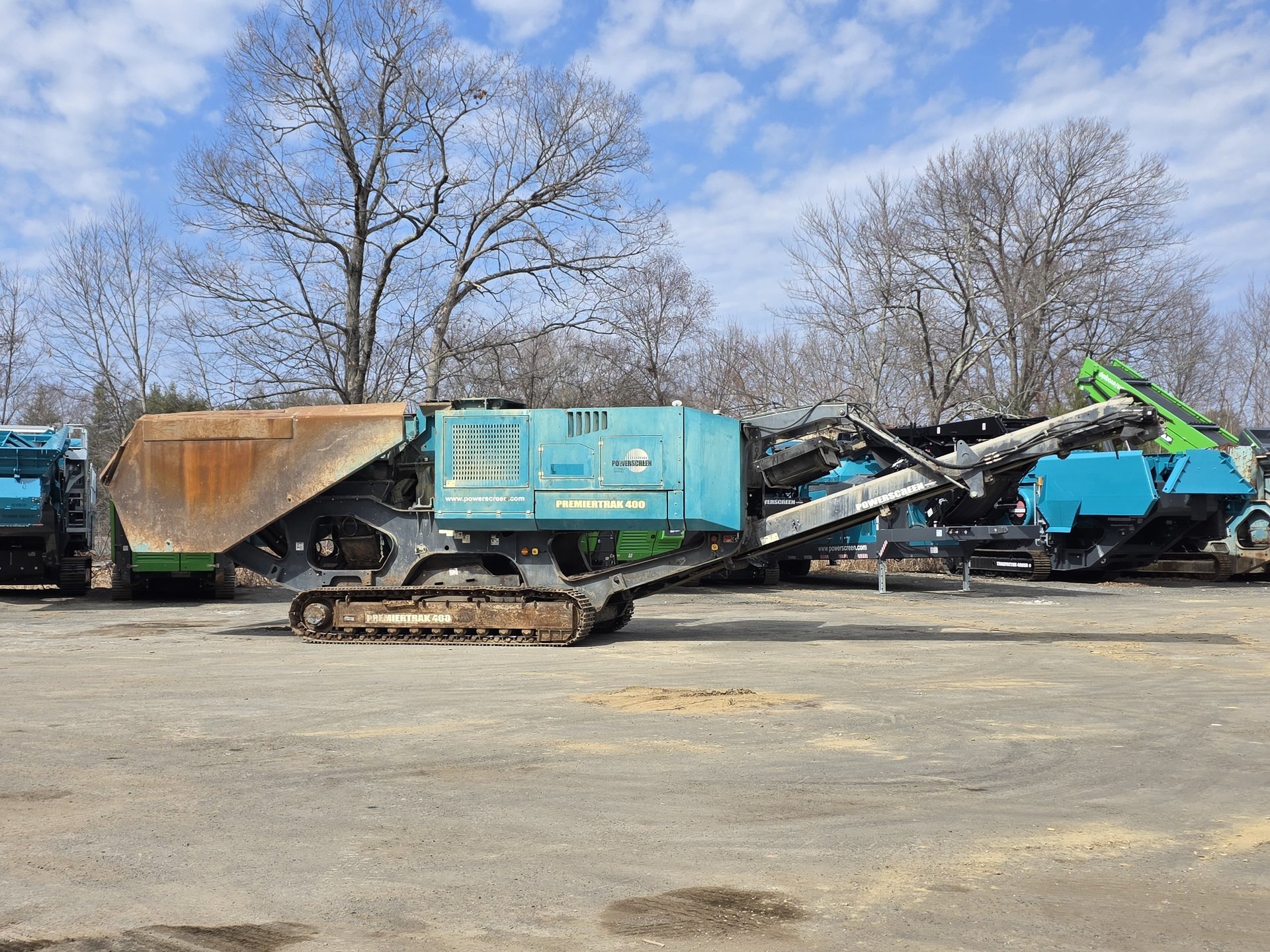2014 Powerscreen Premiertrak 400 Prescreen Jaw Crusher