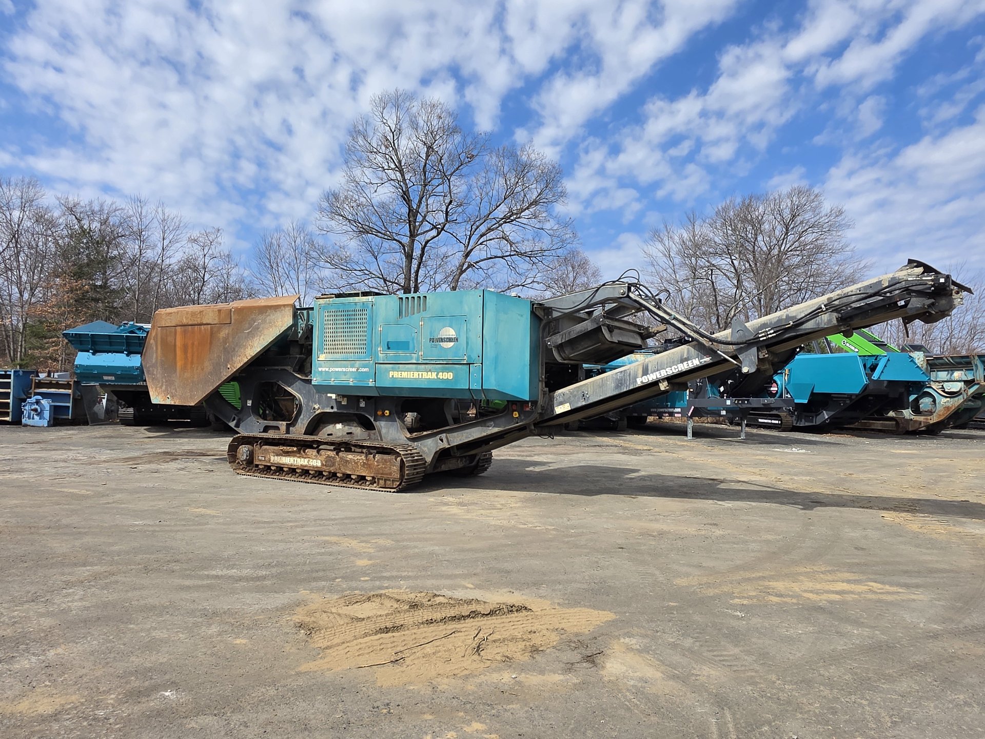 2014 Powerscreen Premiertrak 400 Prescreen Jaw Crusher