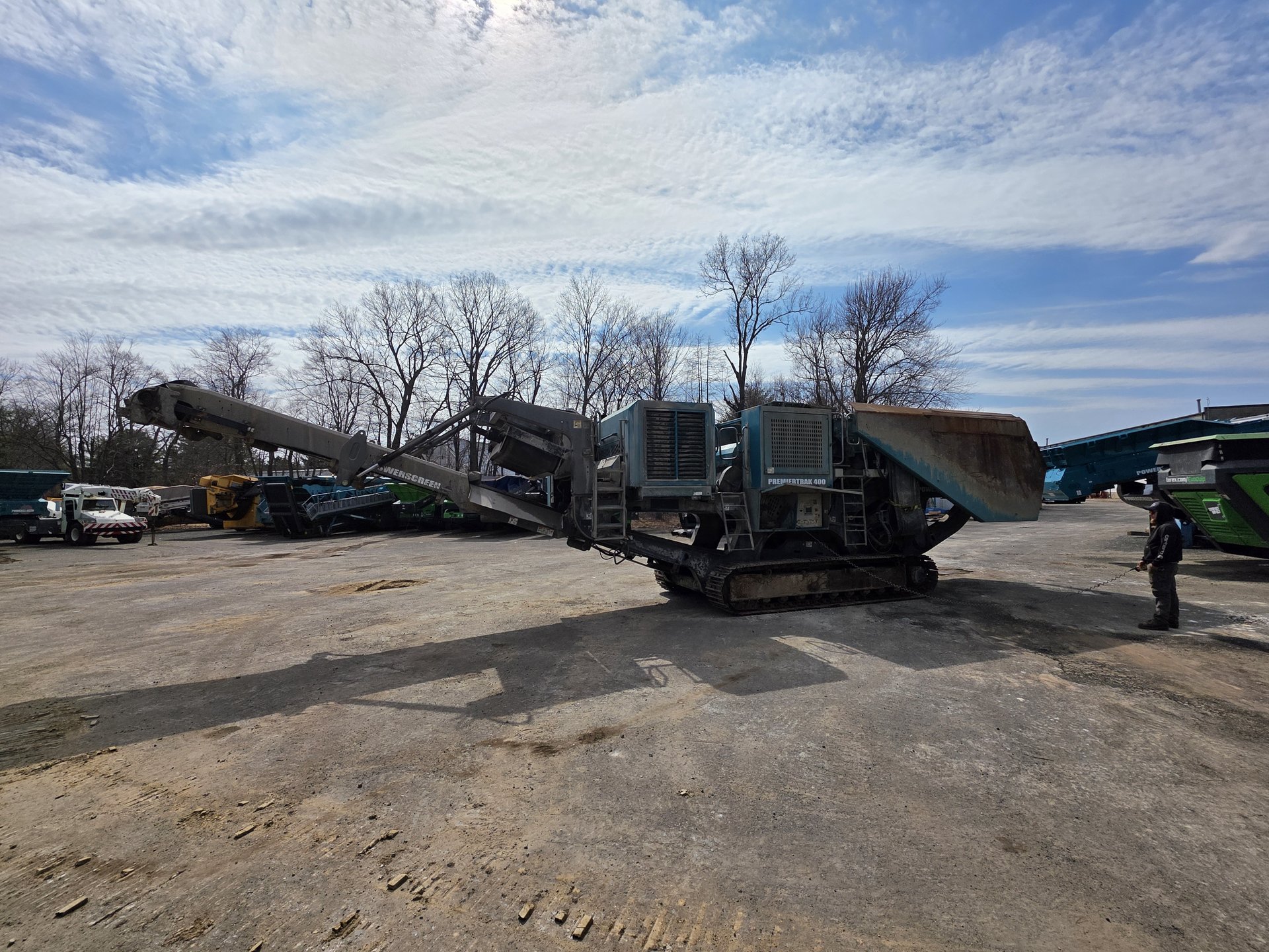 2014 Powerscreen Premiertrak 400 Prescreen Jaw Crusher