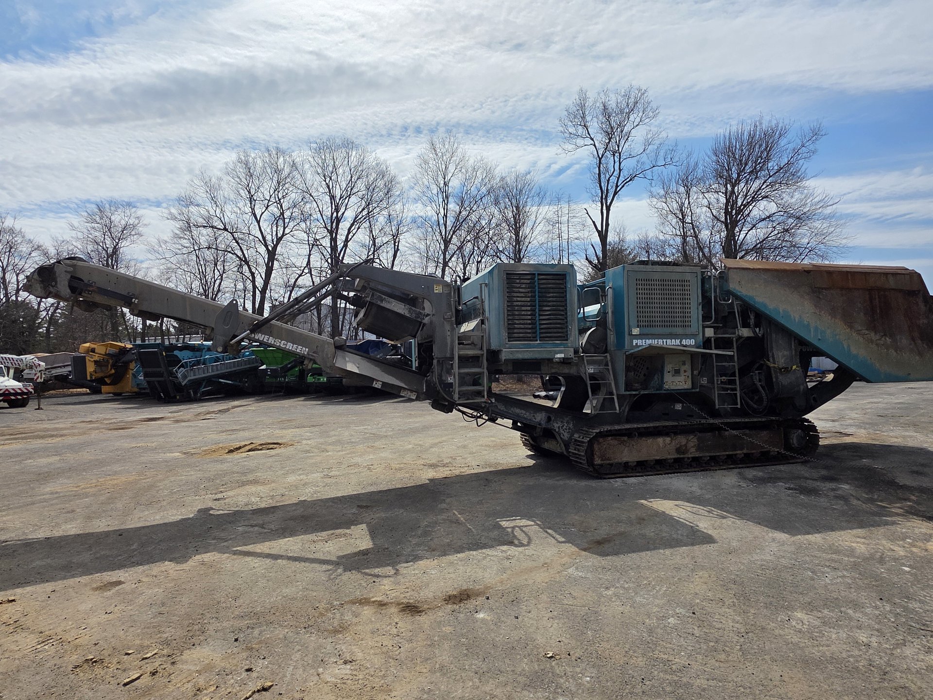 2014 Powerscreen Premiertrak 400 Prescreen Jaw Crusher