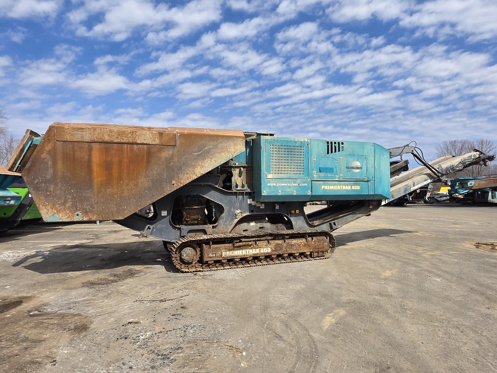 2014 Powerscreen Premiertrak 400 Prescreen Jaw Crusher