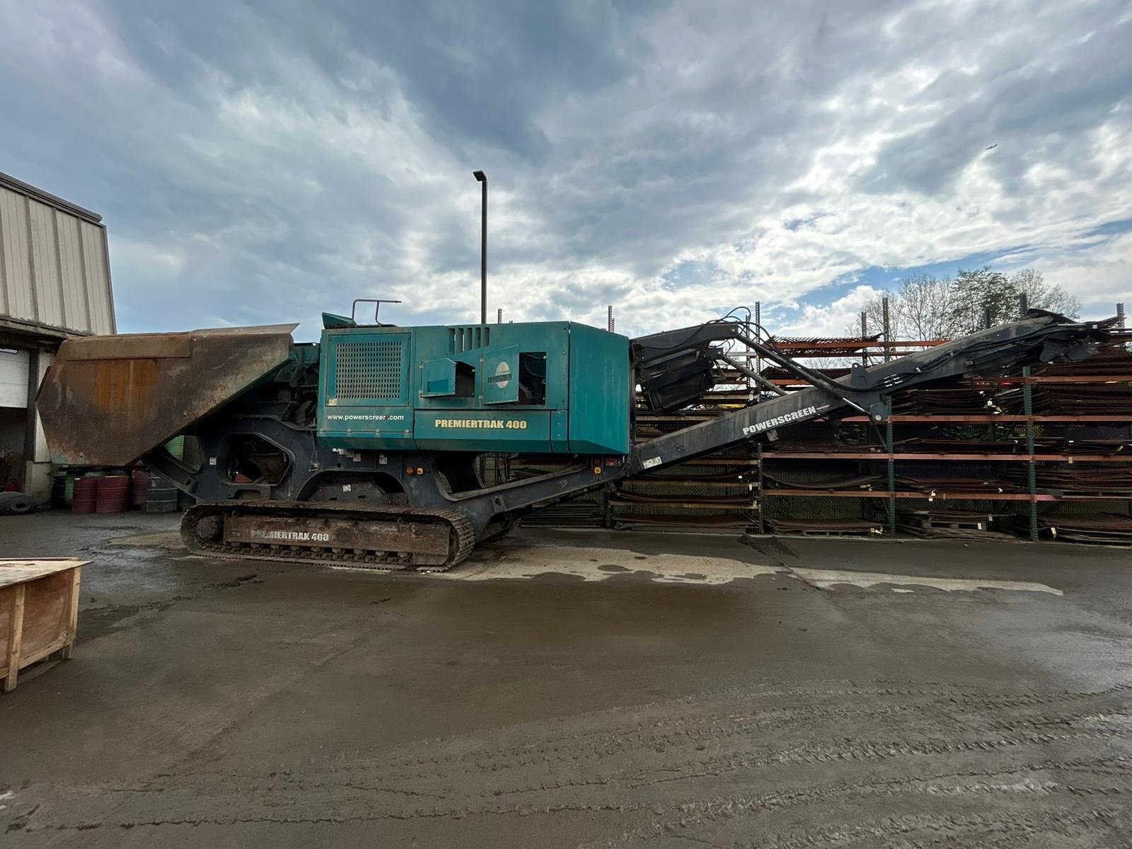 2014 Powerscreen Premiertrak 400 Prescreen Jaw Crusher