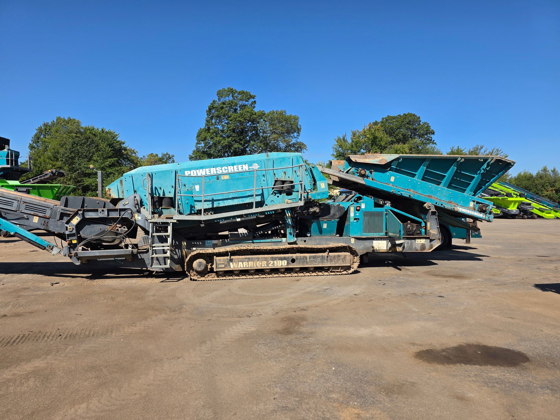 2017 Powerscreen Warrior 2100 Apron Screen