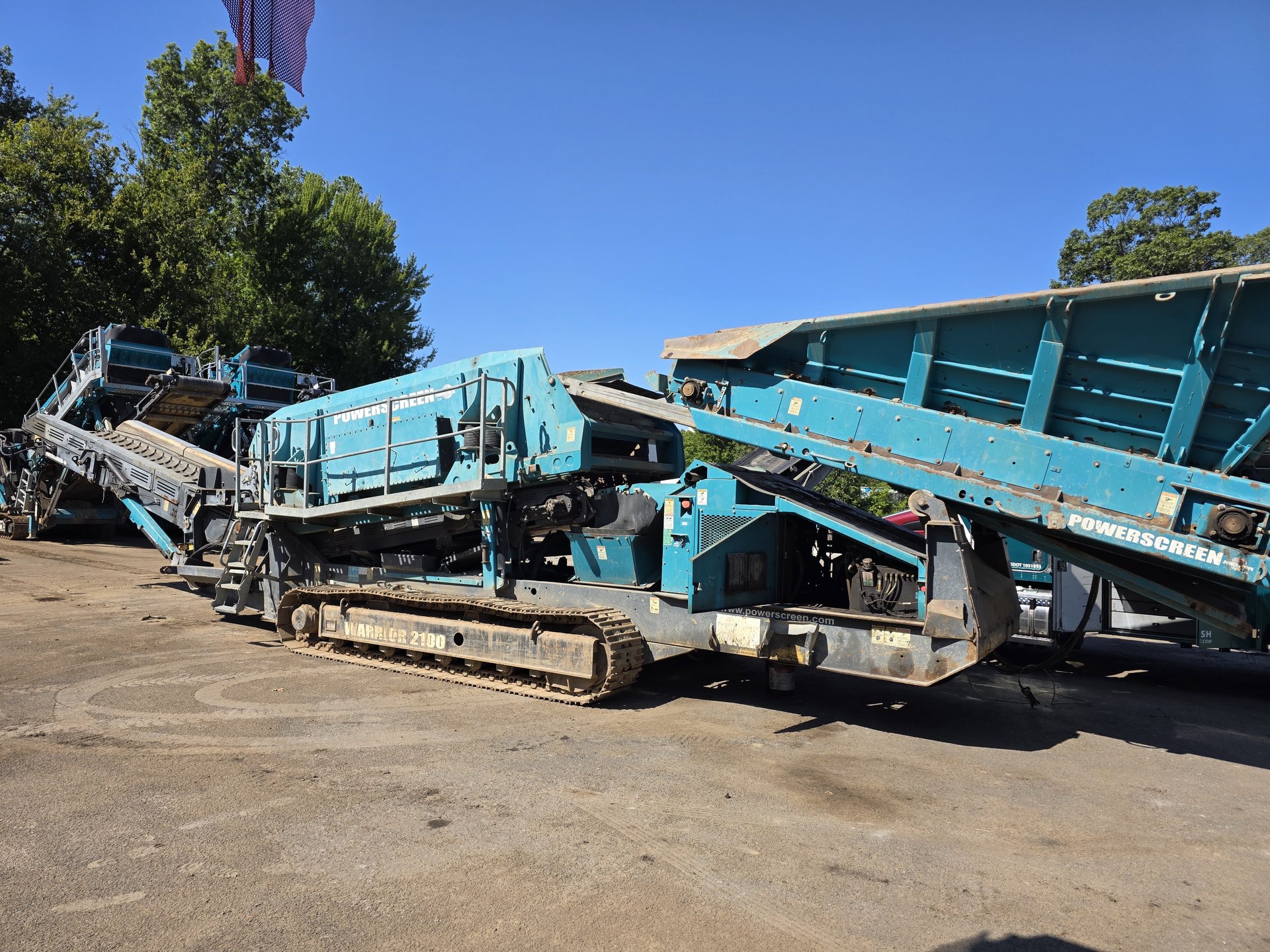2017 Powerscreen Warrior 2100 Apron Screen