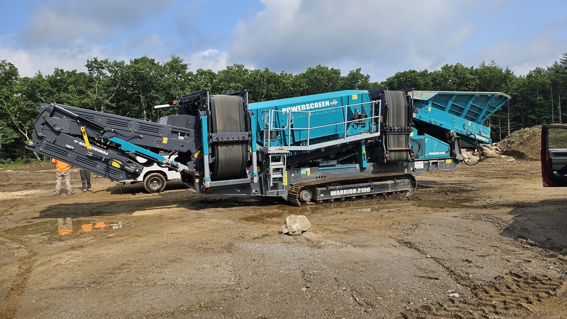 2022 Powerscreen Warrior 2100 Belt Screen