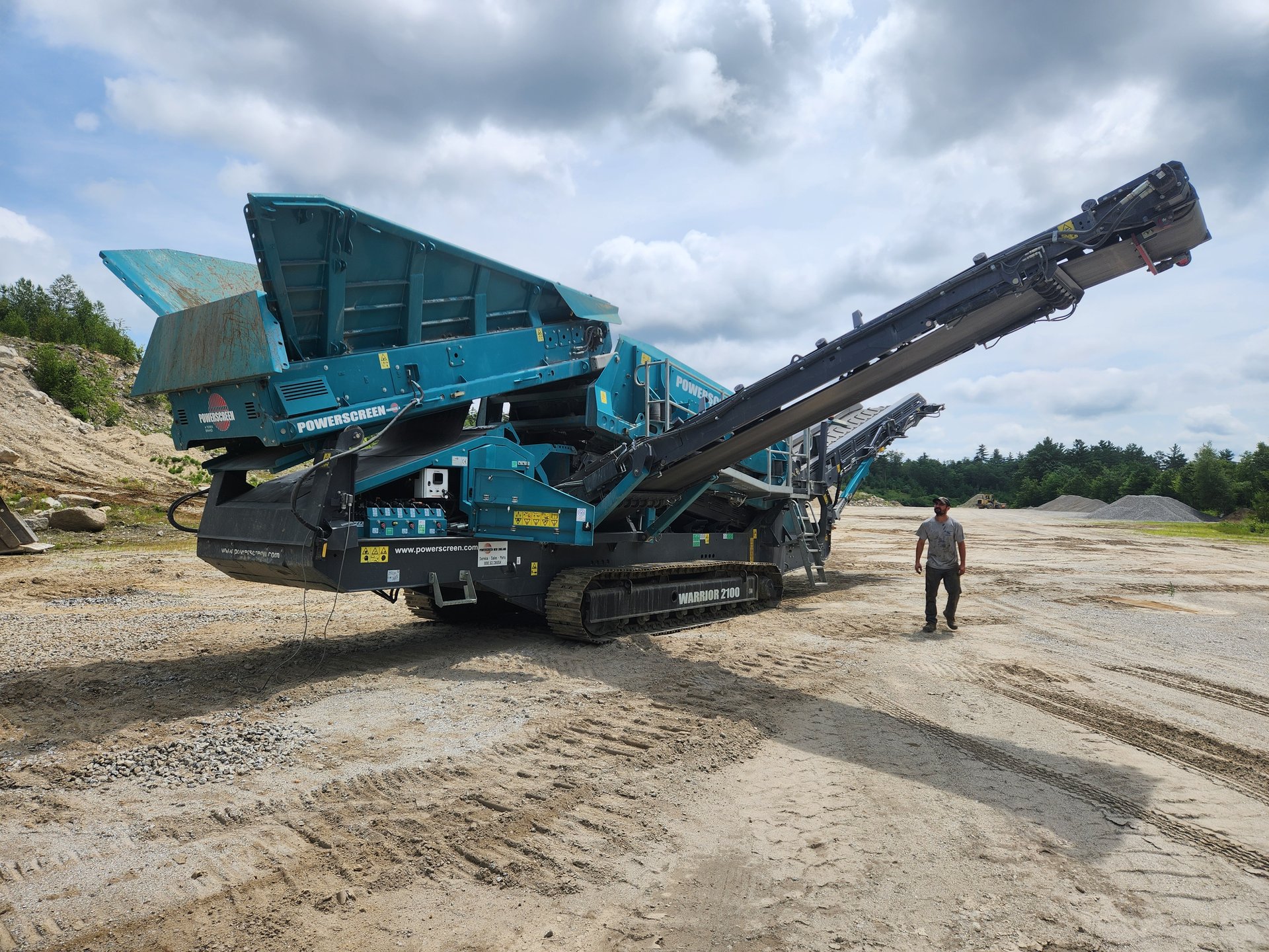 2022 Powerscreen Warrior 2100 Belt Screen