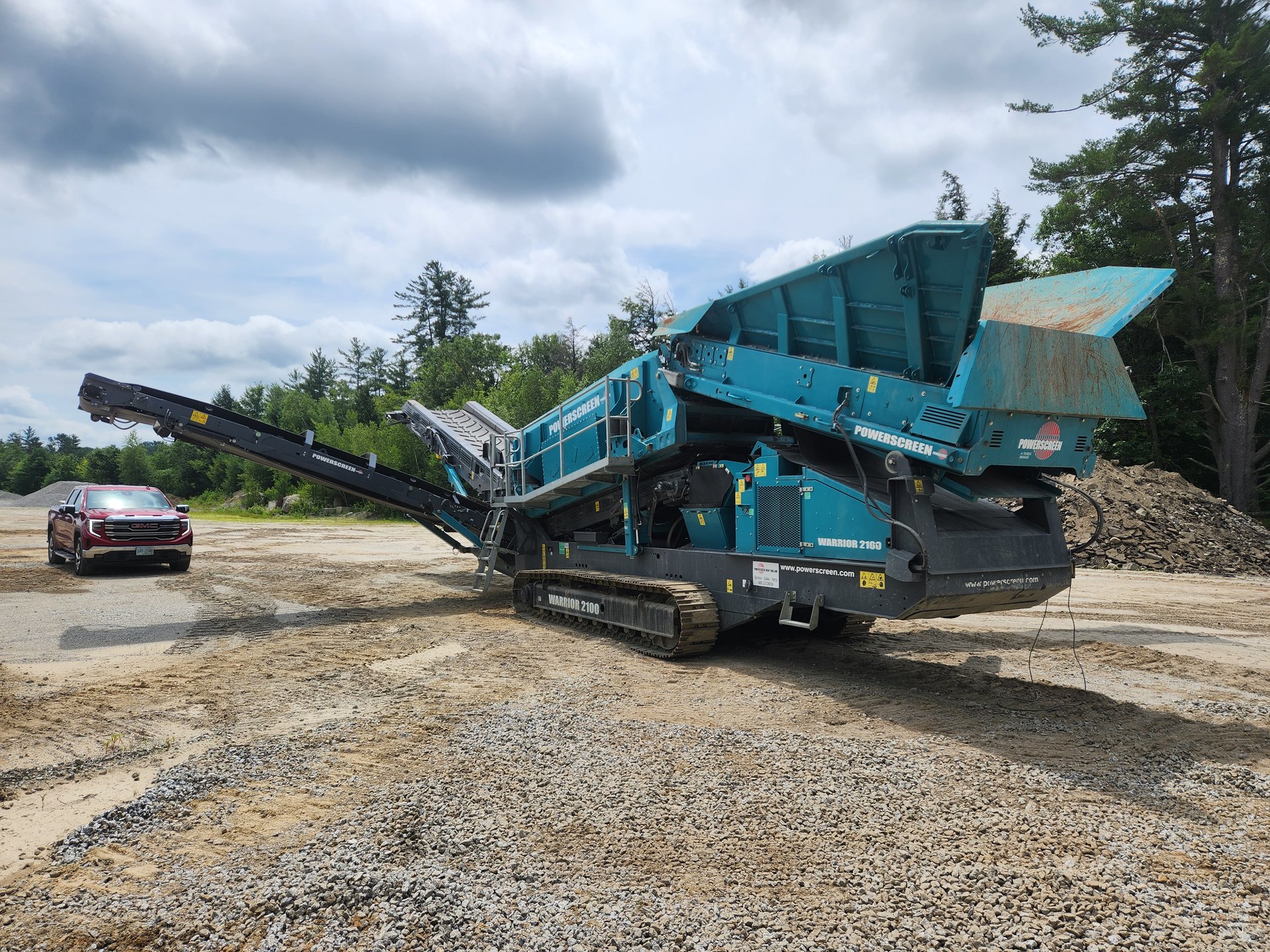 2022 Powerscreen Warrior 2100 Belt Screen