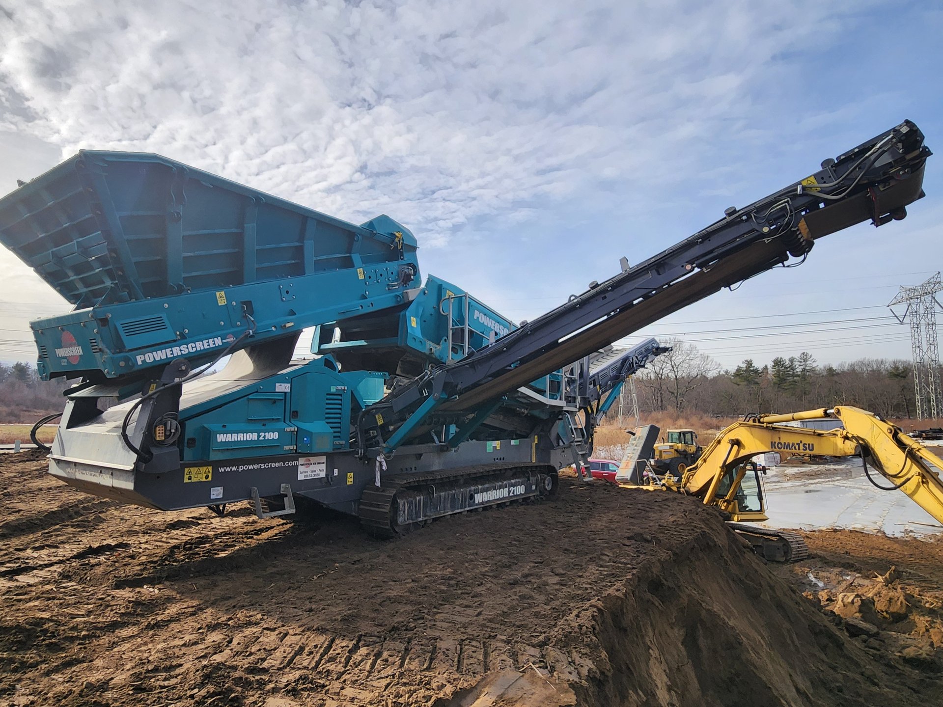 2022 Powerscreen Warrior 2100 Belt Screen
