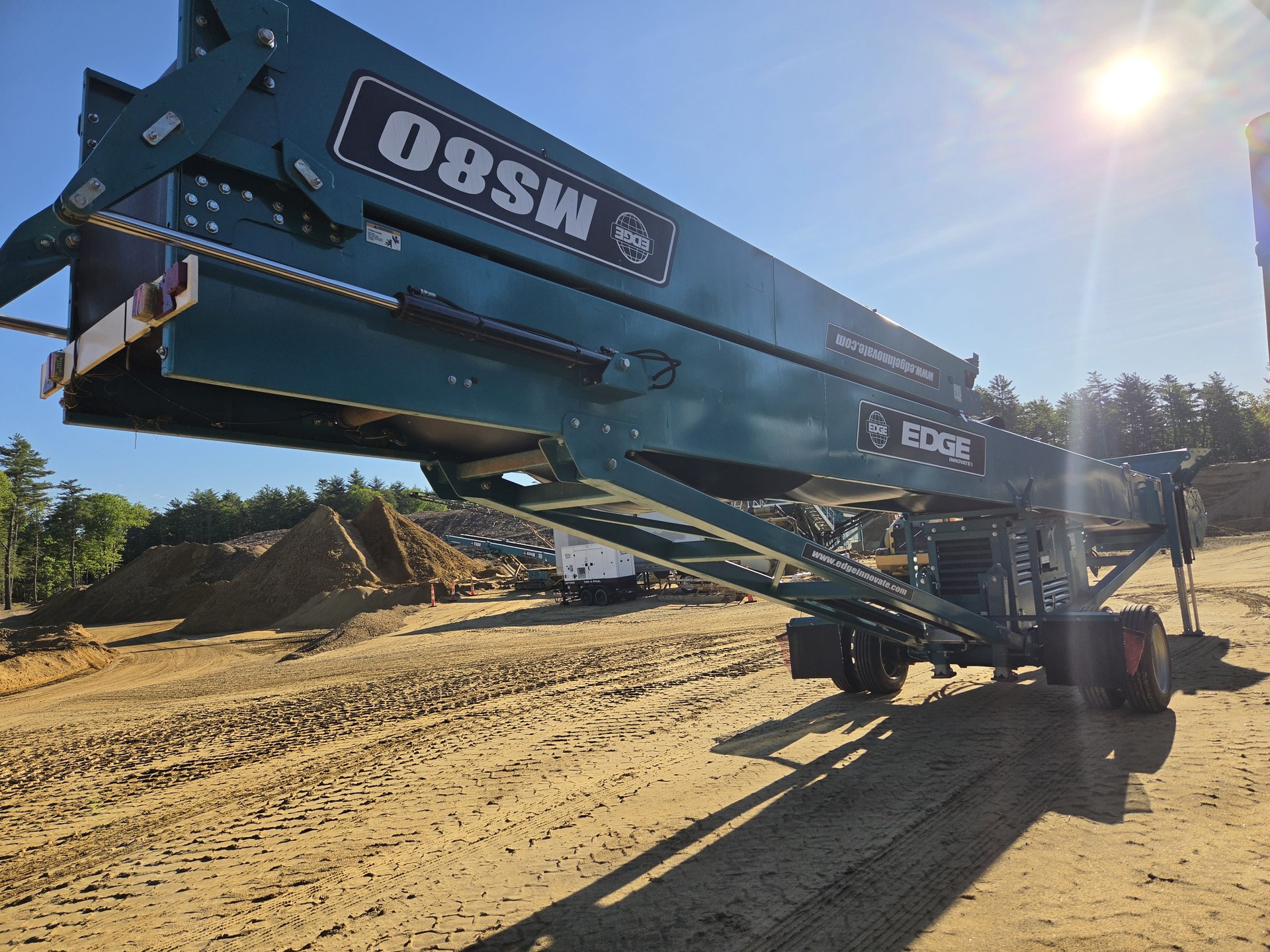 2023 Edge MS80 Diesel Wheeled Conveyor