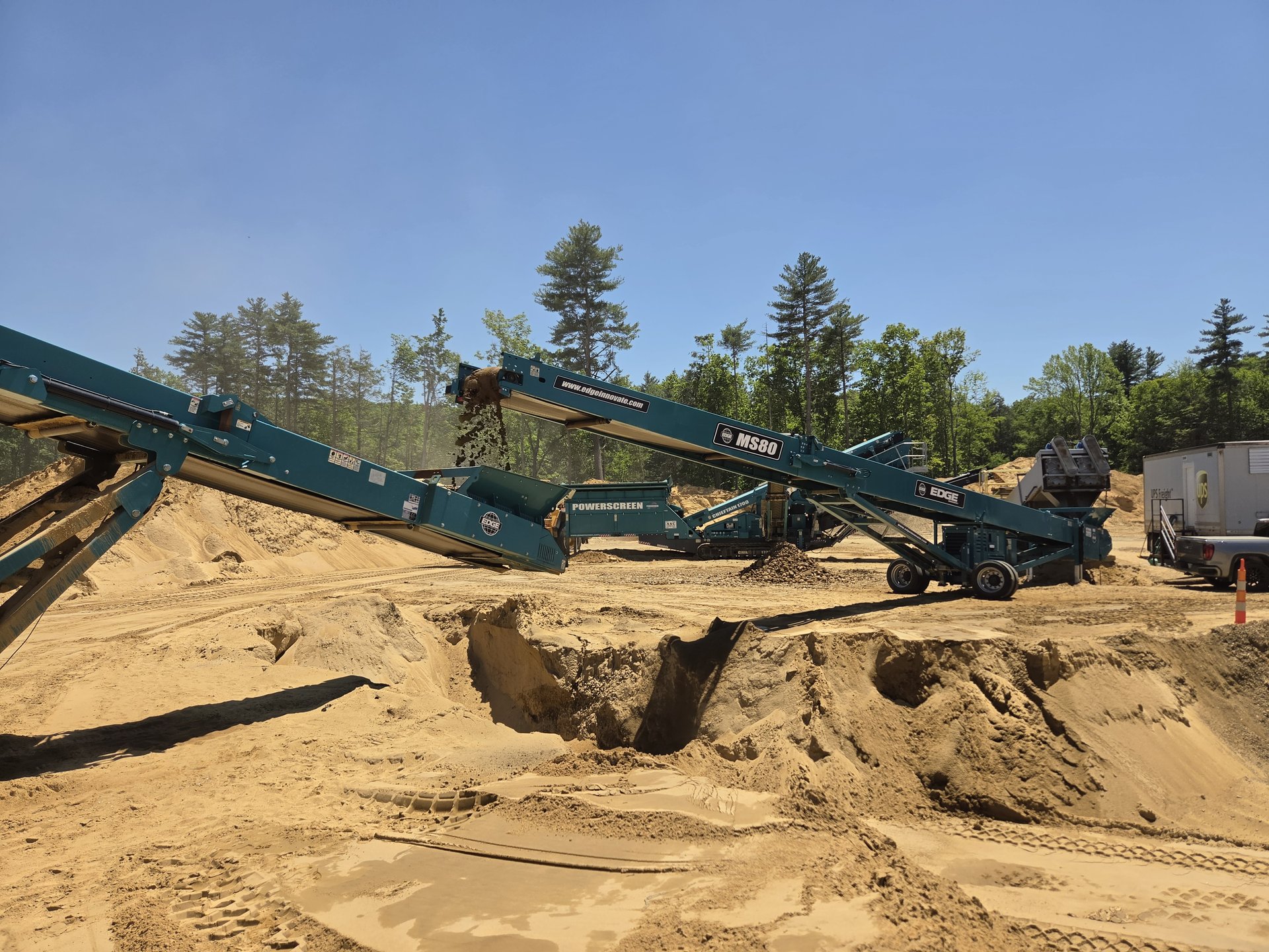 2023 Edge MS80 Diesel Wheeled Conveyor