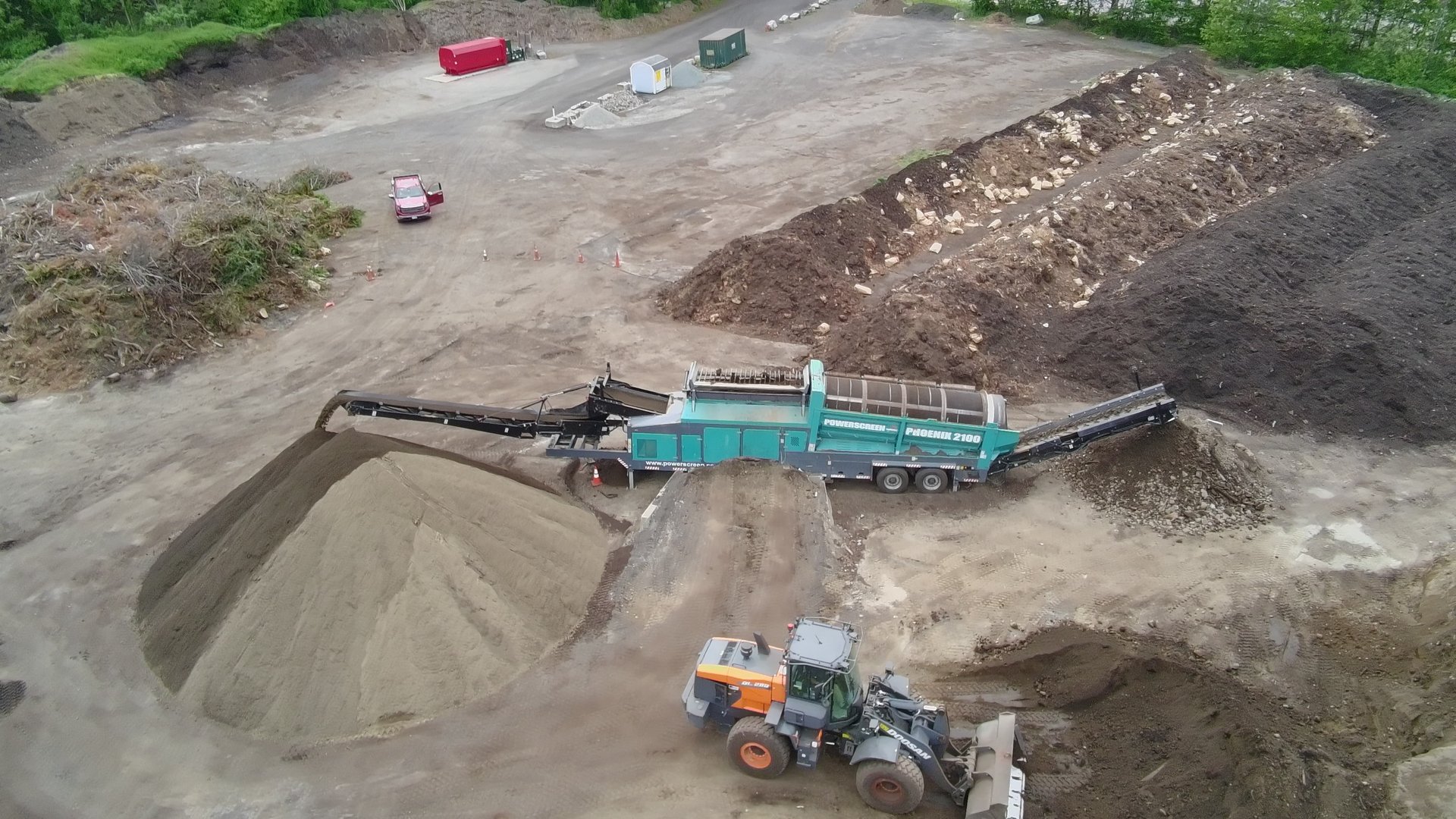 2024 Powerscreen Phoenix 2100 Tipping Grid Trommel Screen