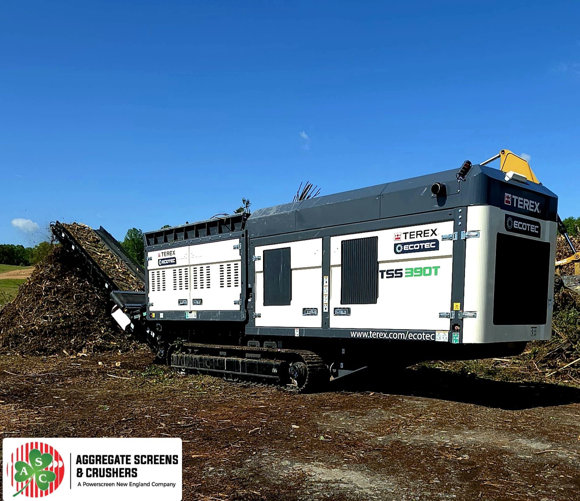 2025 Terex Ecotec TSS390T Shredder