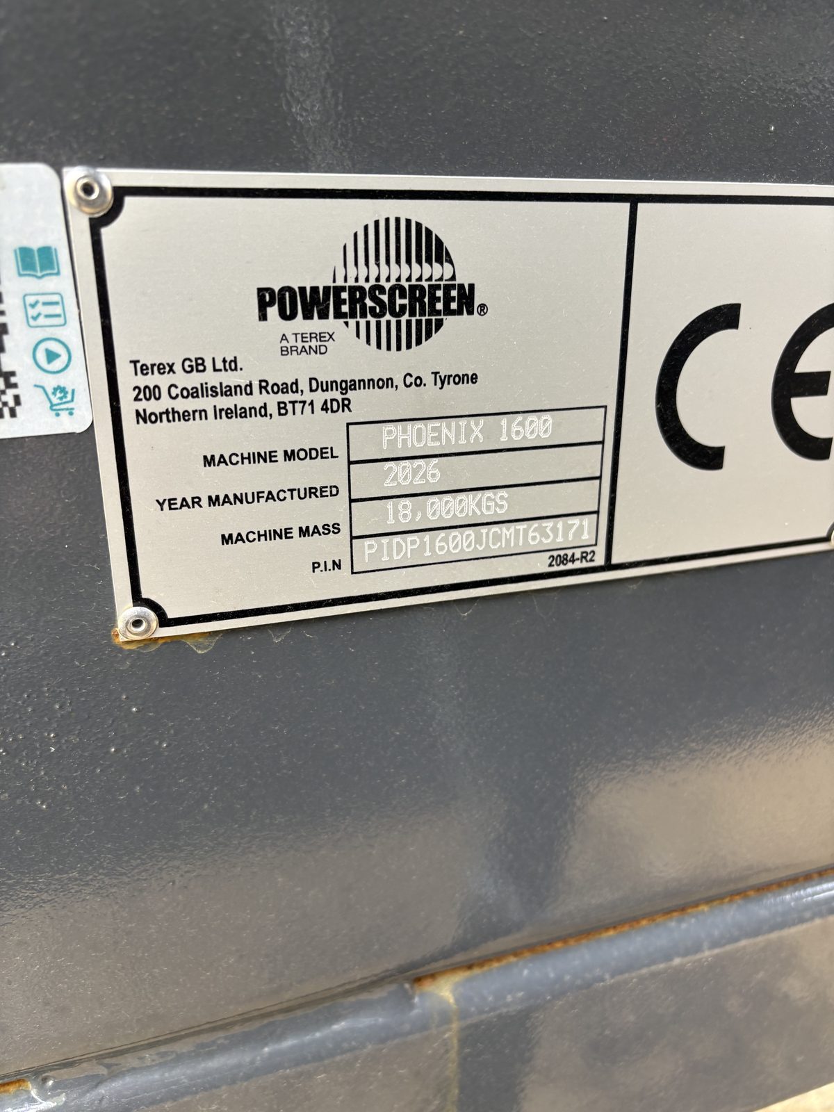 2026 Powerscreen Phoenix 1600W Tipping Grid Trommel Screen - Image 6